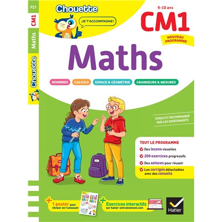 Maths CM1 - Cahier de soutien nouveau programme