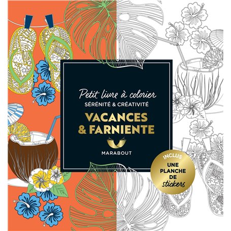 Le petit livre de coloriages - Farniente à la plage