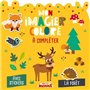 Mon P'tit Hemma - Mon imagier coloré à compléter - La forêt - Avec stickers