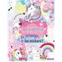 J'aime les stickers - Licornes - + de 500 autocollants - Des stickers à colorier - Des stickers pailletés