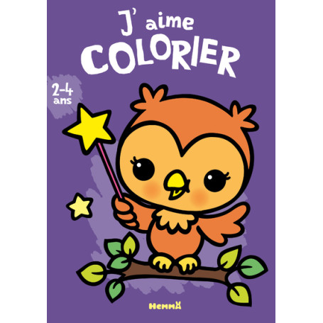 J'aime colorier (2-4 ans) (Hibou)