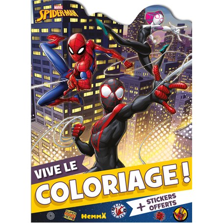 Marvel Spider-Man - Vive le coloriage ! (Spider-Man Team) - + stickers offerts