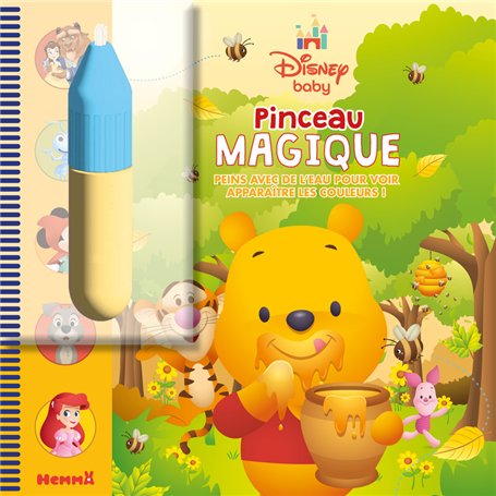Disney Baby - Pinceau magique (Winnie) - Peins avec de l'eau pour voir apparaître les couleurs !