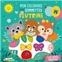 Mon P'tit Hemma - Mon coloriage avec gommettes en feutrine - Les bébés animaux