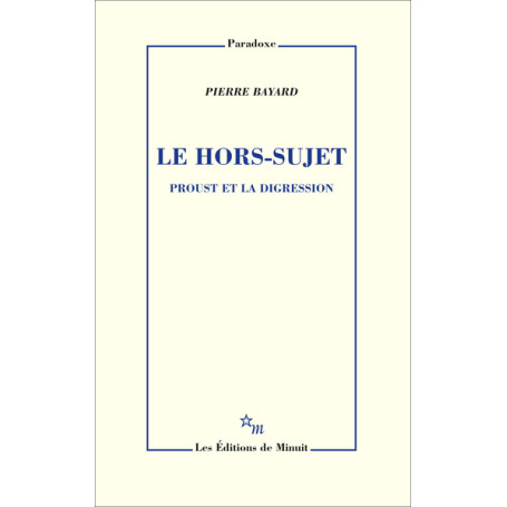 Le hors sujet 20,55 €