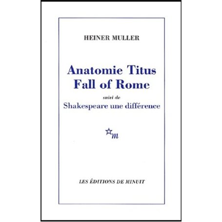 Anatomie Titus fall of Rome 14,19 €