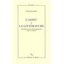 L'adieu à la littérature 22,02 €