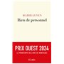 Rien de personnel