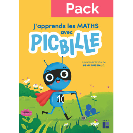 Pack de 10 - J'apprends les maths avec Picbille CP - Fichier de l'élève en 1 volume - éd. 2025