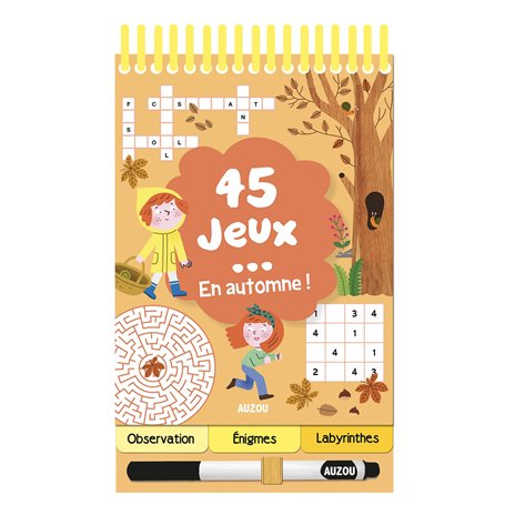 45 jeux en automne !