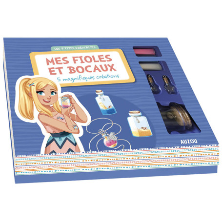 Ma boîte à bijoux - Mes fioles et bocaux - 5 magnifiques créations