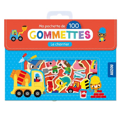 Ma pochette de 100 gommettes - Le chantier