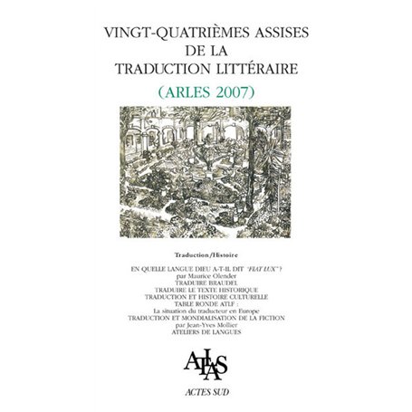 Actes des vingt-quatrièmes assises de la traduction littéraire 22,90 €