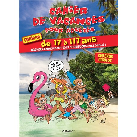 Cahier de vacances pour adultes l'officiel - 2025