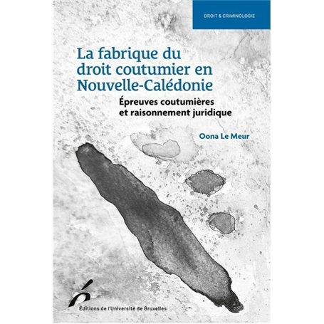 La fabrique du droit coutumier en Nouvelle-Calédonie 34,25 €