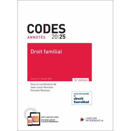 Codes annotés 2025 - Droit familial
