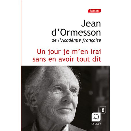 Un jour je m'en irai sans en avoir tout dit