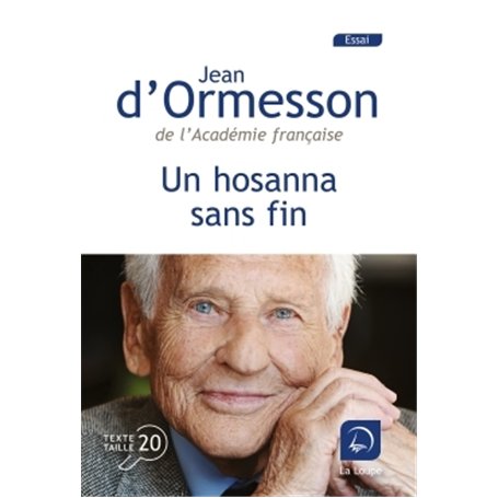 Un hosanna sans fin
