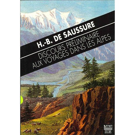 Discours préliminaire aux voyages dans les Alpes