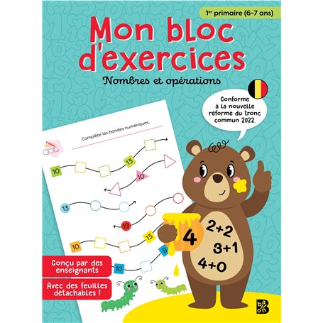 1ère primaire maths : nombre et opérations