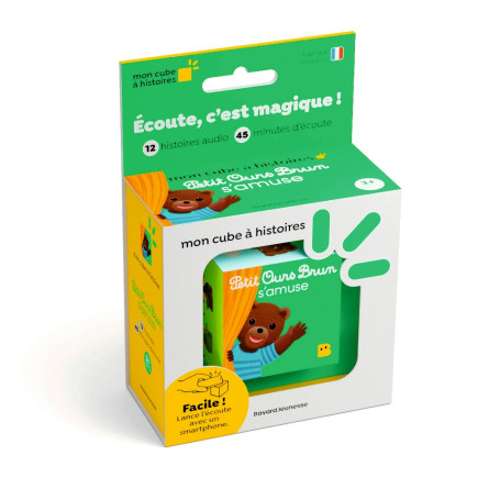 Mon cube à histoires - Petit Ours Brun s'amuse : 12 histoires à écouter. Dès 3 ans.