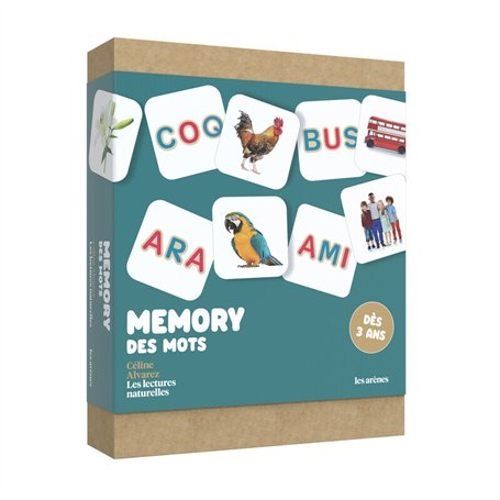 Boîte Memory des mots - Céline Alverez Les lectures naturelles