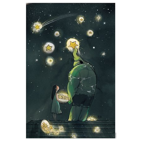 Ex-libris Hulk par Peach Momoko (30 x 40 cm)