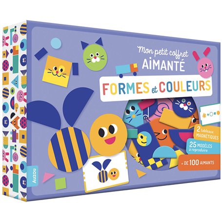 Mon petit coffret aimanté - FORMES ET COULEURS