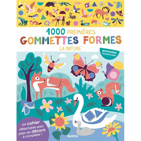 1000 PREMIERES GOMMETTES FORMES - NATURE
