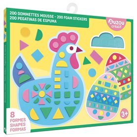 200 gommettes mousse 200 gommettes mousse