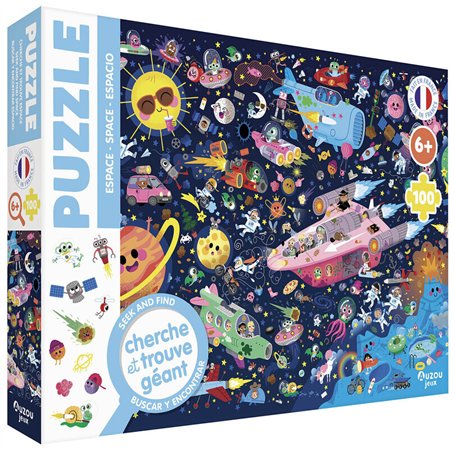 Puzzle cherche et trouve - Espace