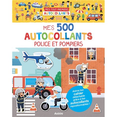 Mes 500 autocollants police et pompiers
