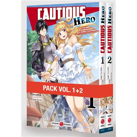 Cautious Hero - Pack promo vol. 01 et 02 - édition limitée