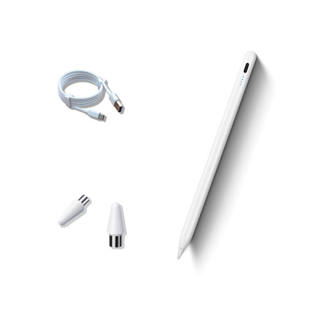Stylo Stylet pour Ipad - Adsorption Magnétique Apple pour Pencil ,Charge Rapide Tablette Stylet, Compatible avec Apple pour Ipad