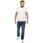 Pantalon Jeans Coupe Regular Coton Homme avec Ceinture