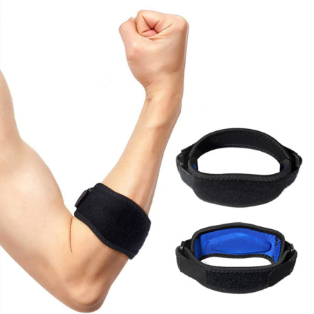 Unnderwiss 2 pièces coudiere attelle coude Conçu pour les joueurs de tennis et les golfeurs, avec un coussin de compression conf