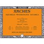 ARCHES Aquarelle - Bloc 20 feuilles 26x36 collé 4 côtés - 300g/m² - grain torchon