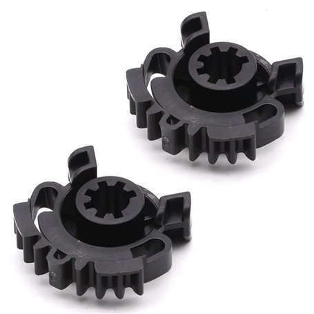 HAOTOM 2X HVAC Servomoteur de la porte de soufflage du chauffage Engrenage de l'actionneur de climatisation Pour Dodge Durango 2