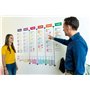 PATboard Kanban Board et Scrum Board - Set Complet avec 137 Outils Agiles pour Tableau Blanc Magnétique - Tableau Agile, Scrum K