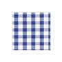 Caspari Gingham Paper Cocktail Napkins in Blue