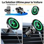 Coolpow 15w Support Telephone Voiture Induction [Grille Aeration] Chargeur Magsafe Voiture Accessoires Chargeur magnétique Suppo