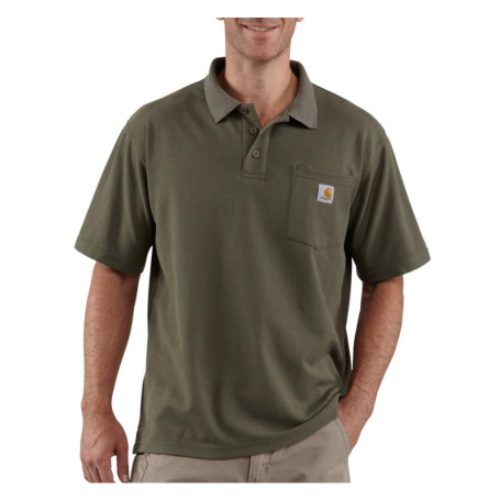 Polo de travail avec poche pour hommes Carhartt K570 - Coupe originale
