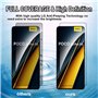 Hirshen [2 Pièces] Anti-Espion Verre Trempé pour Poco X6 Pro, Confidentialité Protecteur d'Écran Verre,Anti Rayures, 9H Dureté,S