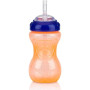 Lot de 3 tasses anti-fuite - NUBY - Paille flexible - Mixte