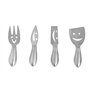 NewlineNY Acier inoxydable 4 pièces ensemble de couteaux à fromage