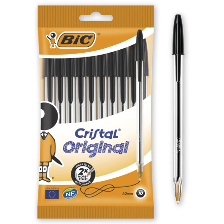 BIC Cristal Original - Stylos-Bille Pointe Moyenne (1