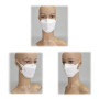 TubeRoo Lot de 10 masques FFP2 - Bleu foncé - En forme de poisson - Fabriqué en Allemagne - Certifié CE - Boucles d'oreilles sou