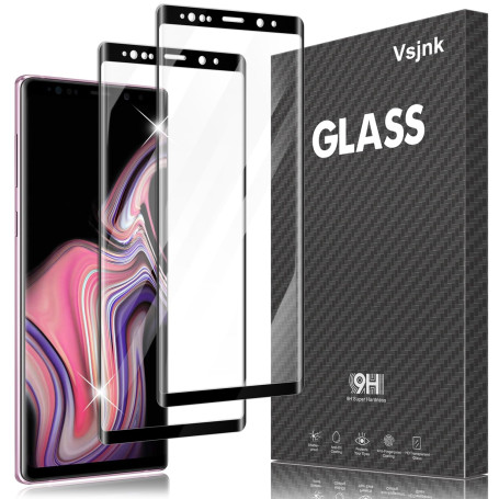 Vsjnk Verre trempé Compatible avec Samsung Galaxy Note 9 Film protection ecran