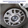 CLKE 4 pcs Elargisseur de Voie,Entretoises de Roue Universelles 4x108,pour Élargisseurs de Roues en Alliage d'Aluminium pour Amé