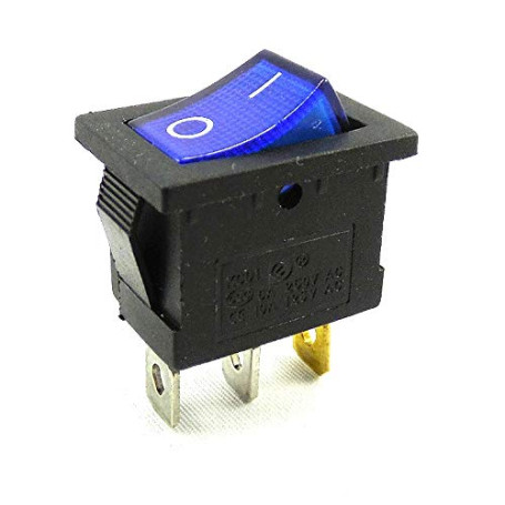 Lot de 2 interrupteurs à bascule 19 x 13 mm